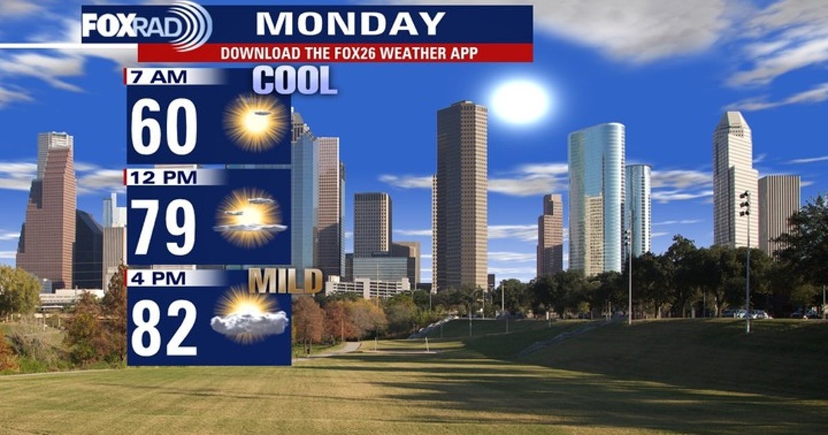 Houston weather: Warmer temps already returning