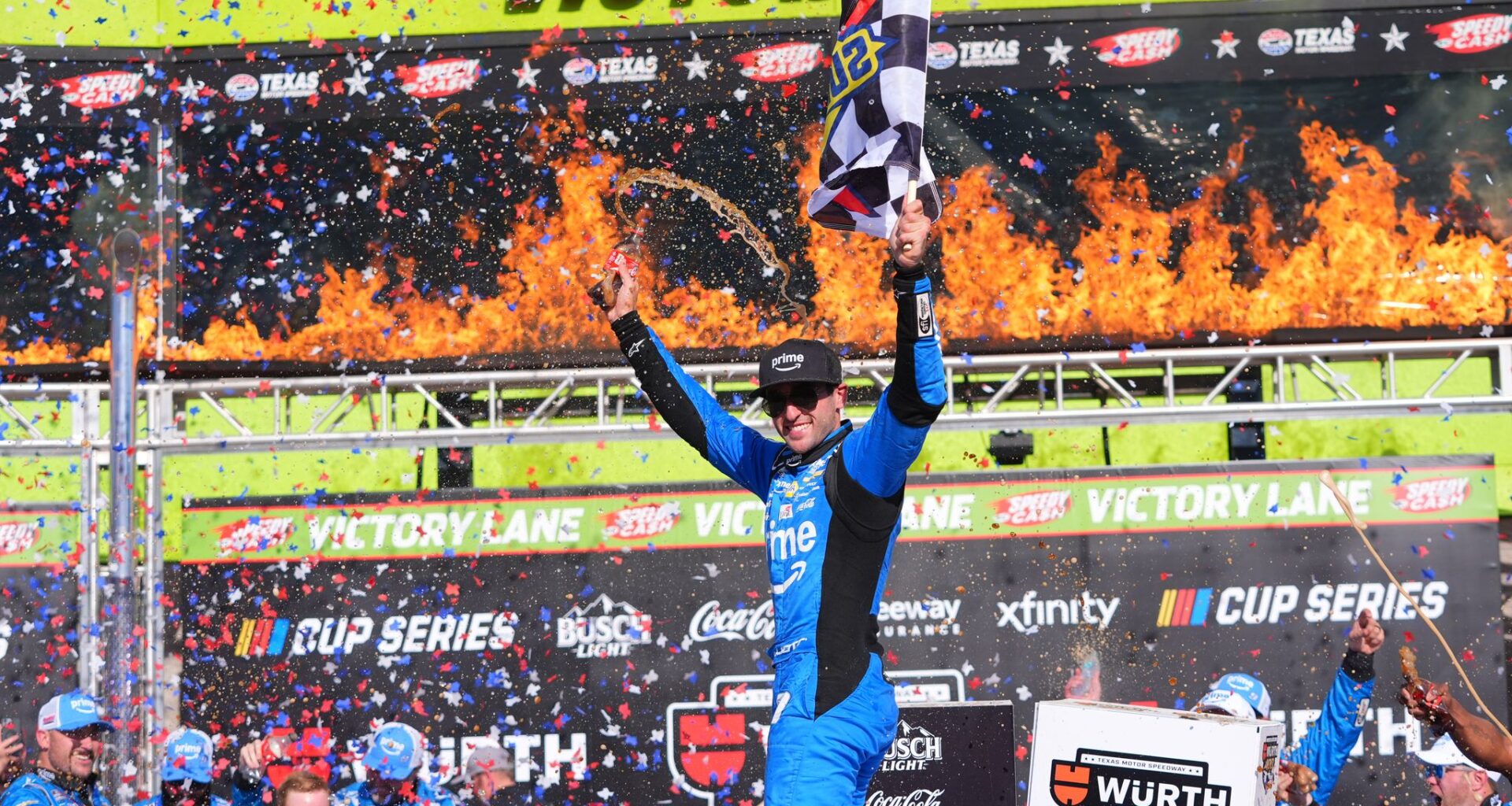 Chase Elliott wins at Texas to join Tyler Reddick as multiple Cup Series winners this season