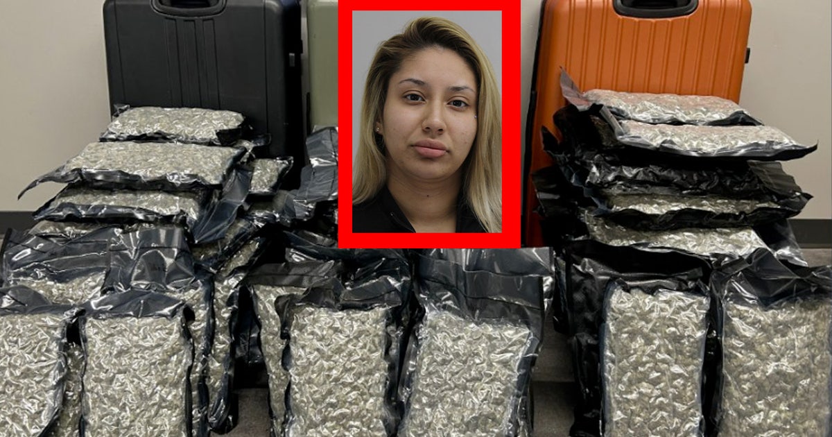 Woman arrested at Dallas Love Field after 75 pounds of marijuana spills from broken suitcase
