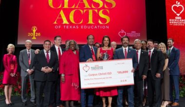 The Corpus Christi Independent School District won best school board at the 2026 H-E-B Excellence in Education awards.