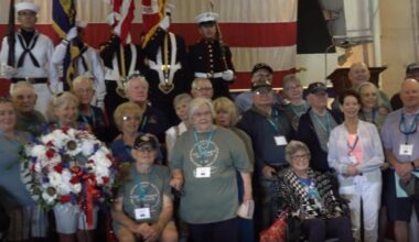 Veterans of USNS Corpus Christi Bay reunite aboard USS Lexington for final gathering