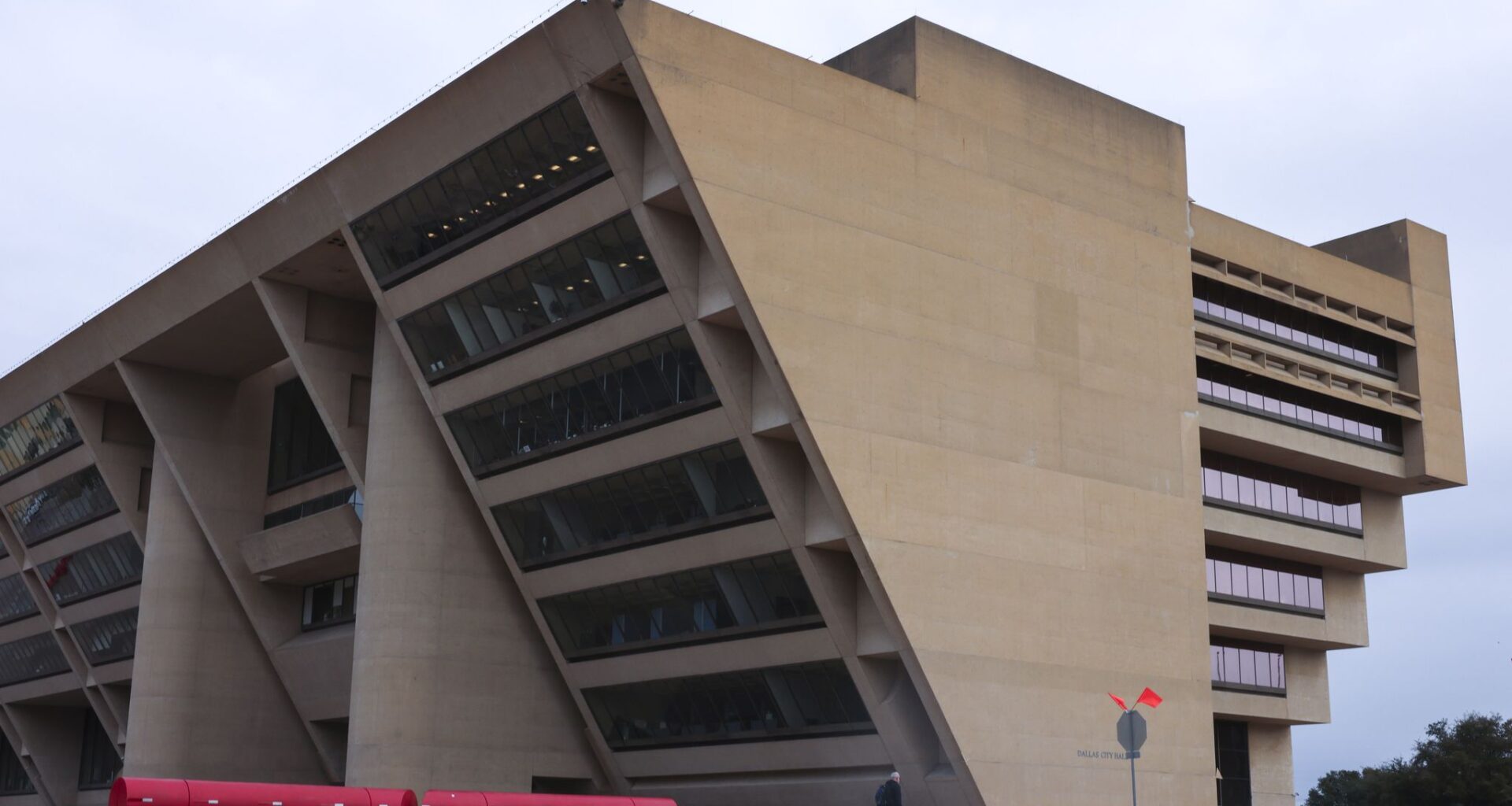 Dallas City Hall, photographed in February. The debate about City Hall's future has been a mess from the start.