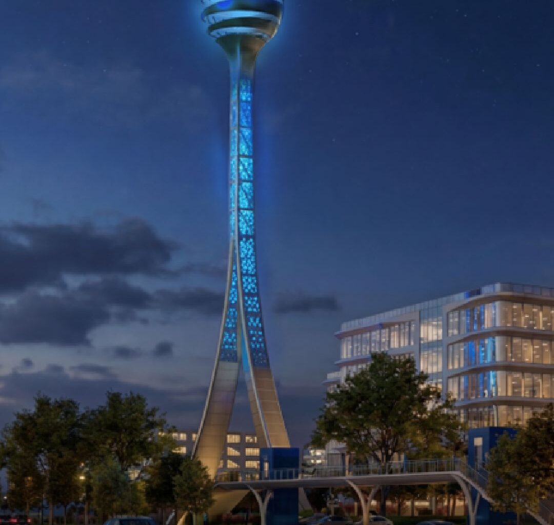 Renderings of AT&amp;T's proposed HQ in Plano.