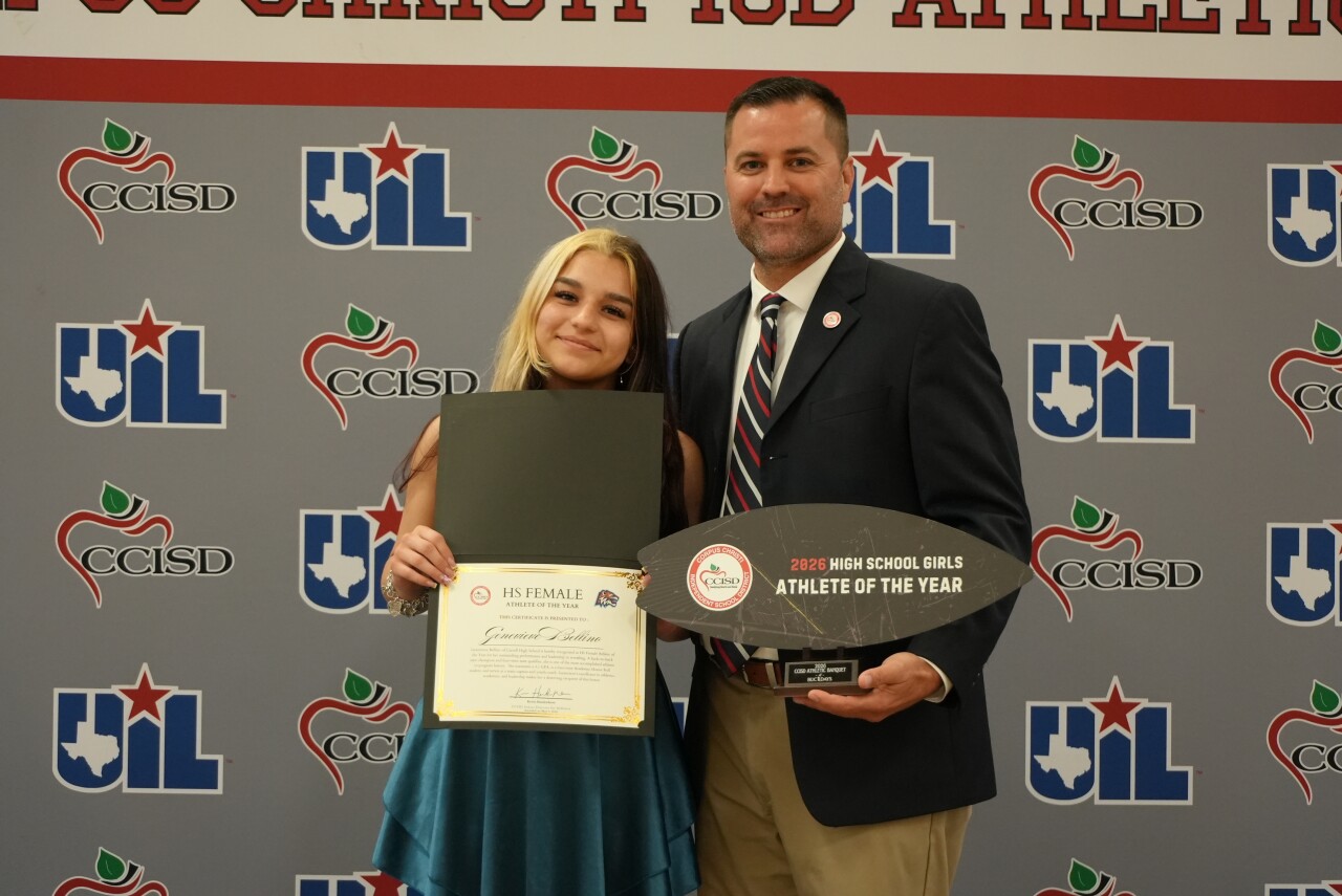 Genevieve Bellino wins CCISD Girls athlete of the year 2026