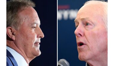 Ken Paxton holds slight lead over John Cornyn in new UH poll