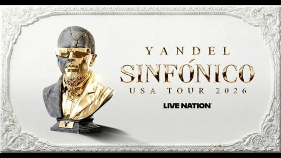 Yandel "Sinfonico" USA Tour 2026 graphic. Credit: Live Nation
