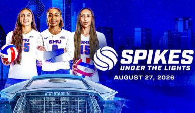 Mustangs to Play in Volleyball Showcase at AT&T Stadium on August 27