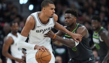 Wembanyama and Spurs rebound to hand Timberwolves largest postseason defeat, 133-95, to even series