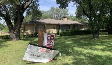 Rabbi Shaya Fox of the Dallas Area Torah Association has proposed putting some kind of a monument on this property, rather than having McShann Road designated as a historic district with the numerous restriction that entails.