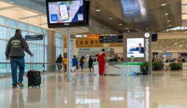 Ground delay at Bush Airport due to runway construction