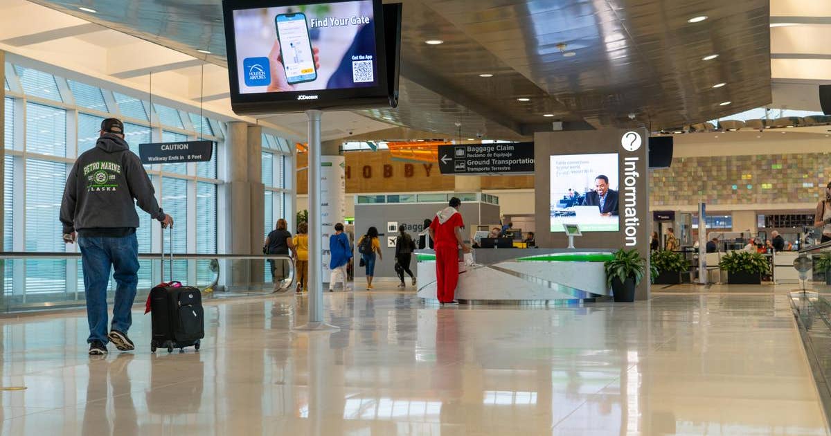 Ground delay at Bush Airport due to runway construction