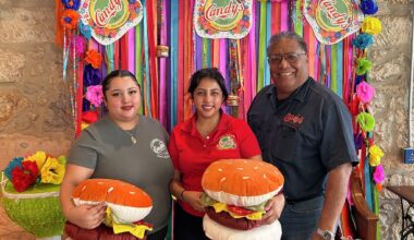 Nevaeh Maria, Melissa "Birdie" Vasquez and Tony Vasquez make up the three generations that have kept Candy's going for two decades.
