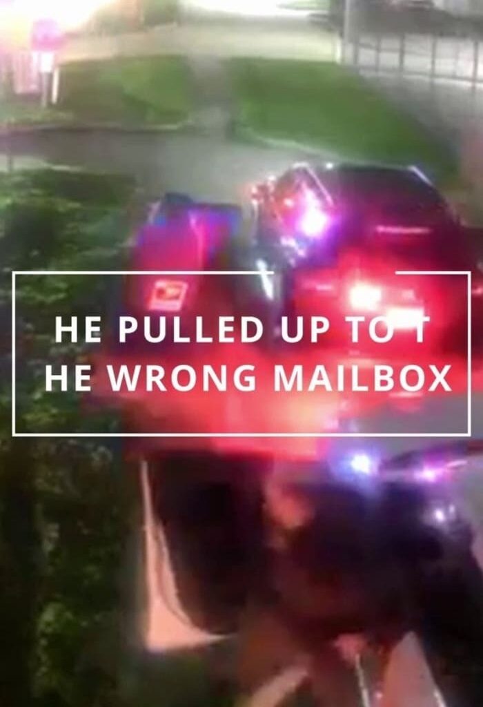 He pulled up to the wrong mailbox