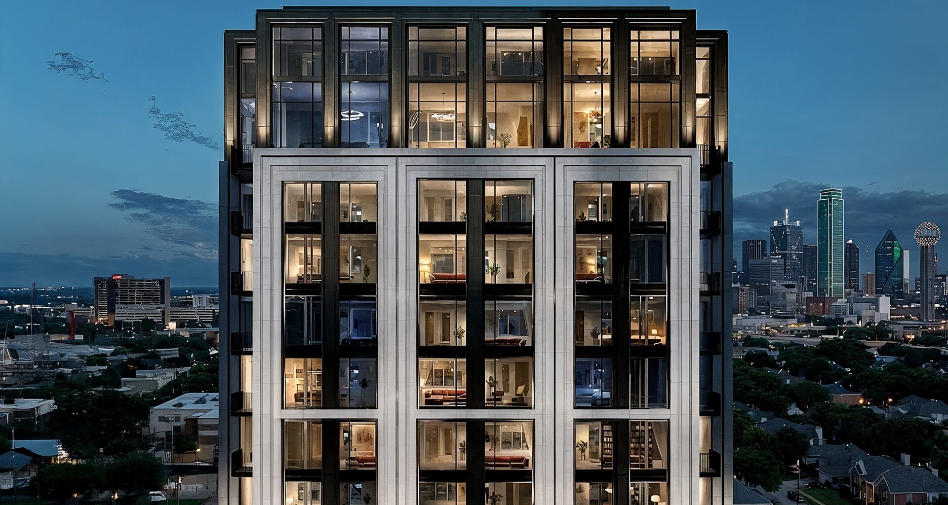 A recent rendering of Clover Tower, which will now be a shorter 15 stories.