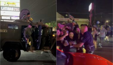 San Antonio police make arrests during Spurs celebration
