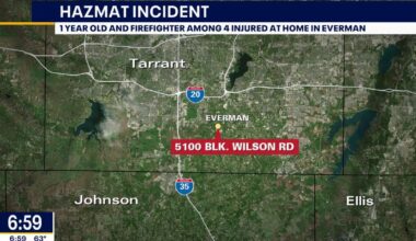 Everman 1-year-old airlifted to hospital following hazmat incident