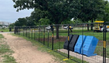 San Marcos adds temporary fence, blocks river park access again