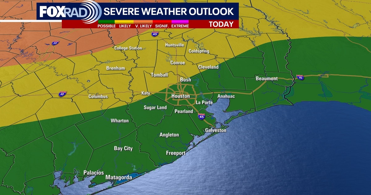 Houston weather: Severe storms possible overnight following a record-heat Mother's Day