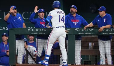 Justin Foscue rebounds from causing blooper with star SS Corey Seager with 1st homer for Rangers
