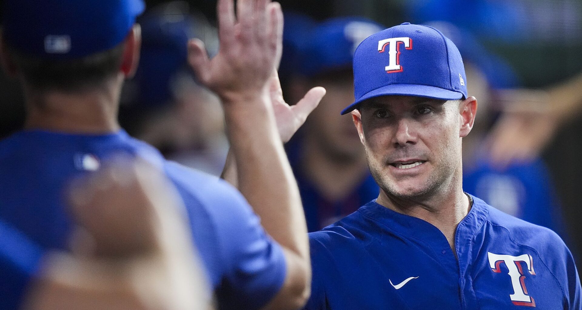 How Skip Schumaker, Texas Rangers celebrated Mother's Day