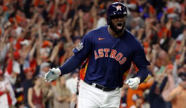 Yordan Alvarez trade talk heats up as Astros sit in last place with a wave of devastating injuries
