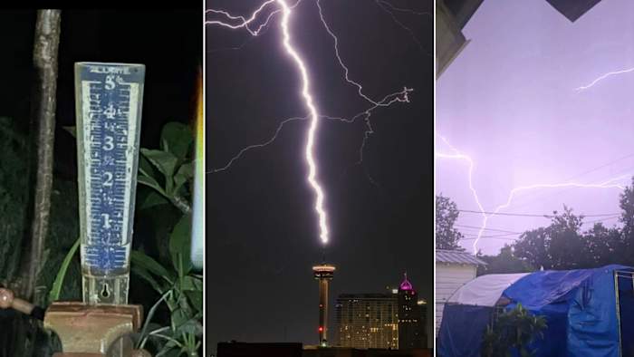 Viewers share photos, videos of storms in San Antonio area