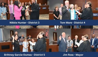 Hunter, Ware, Garcia-Dumas, and Ross Sworn In May 12, 2026