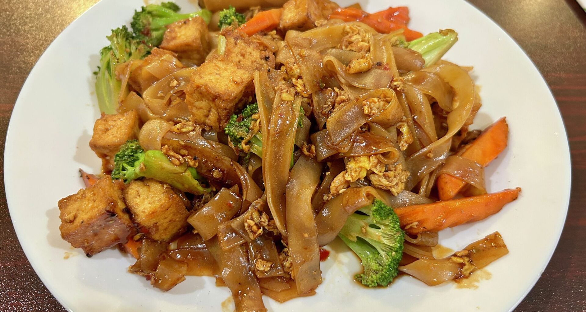 Pad see ew from Thai Restaurant in San Antonio.