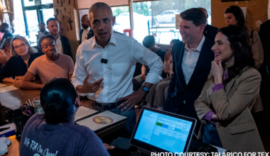 Former Pres. Obama joins James Talarico, Gina Hinojosa at Austin taco spot