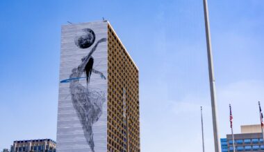 Houston unveils mural on old building set for demolition
