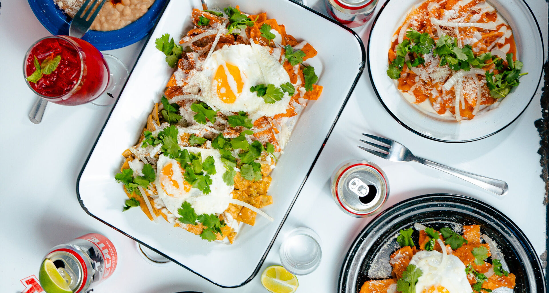 Food and drink offerings from Buen Dia.