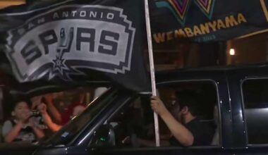 WATCH: Spurs fans go honking downtown as team advances to Western Conference finals
