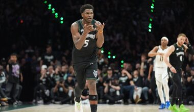Anthony Edwards catches flak for congratulating Spurs with eight minutes left in game