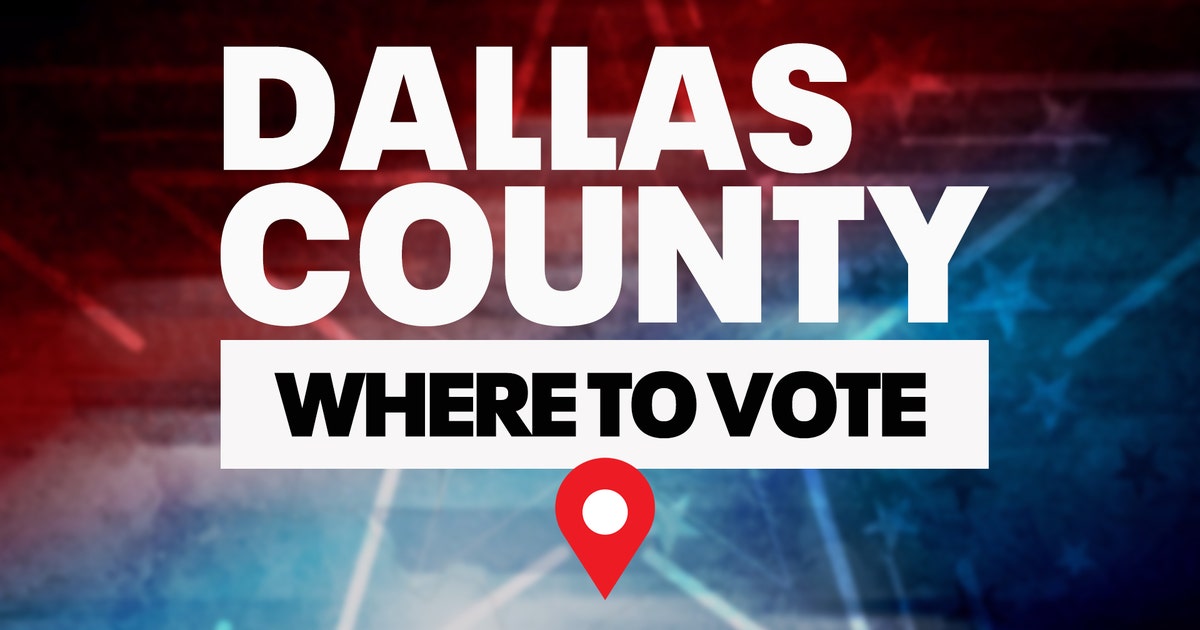 Dallas County early voting locations and hours