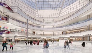 A rendering of improvements set for Galleria Dallas.
