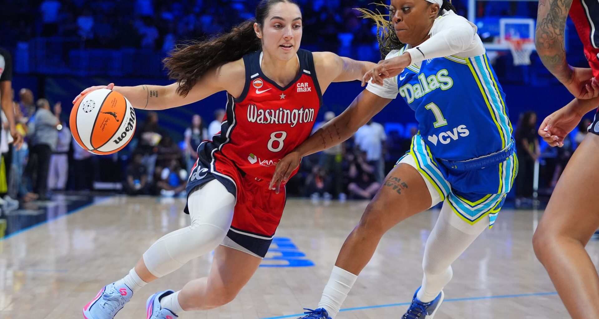 Fudd scores season-high 12, Bueckers adds 18 to lead Wings past Mystics 92-69