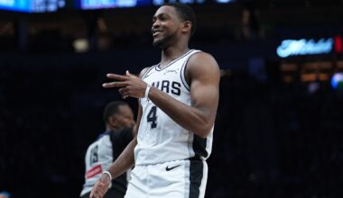 Spurs take Game 1 with De'Aaron Fox out with ankle soreness; Thunder fall with Jalen Williams back