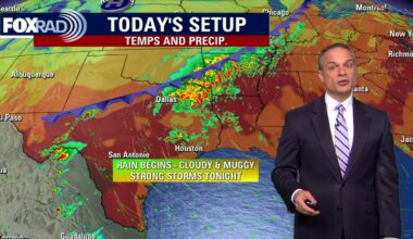 Houston weather: Strong storms, FOX 26 Storm Alert for Tuesday evening