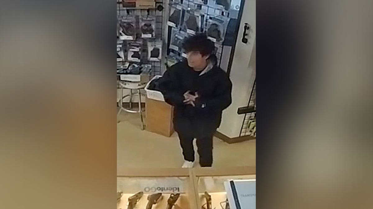 Surveillance image released by Austin police shows a suspect connected to multiple shootings.