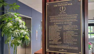 Vietnam War Memorial Plaque Installed at Arlington City Hall