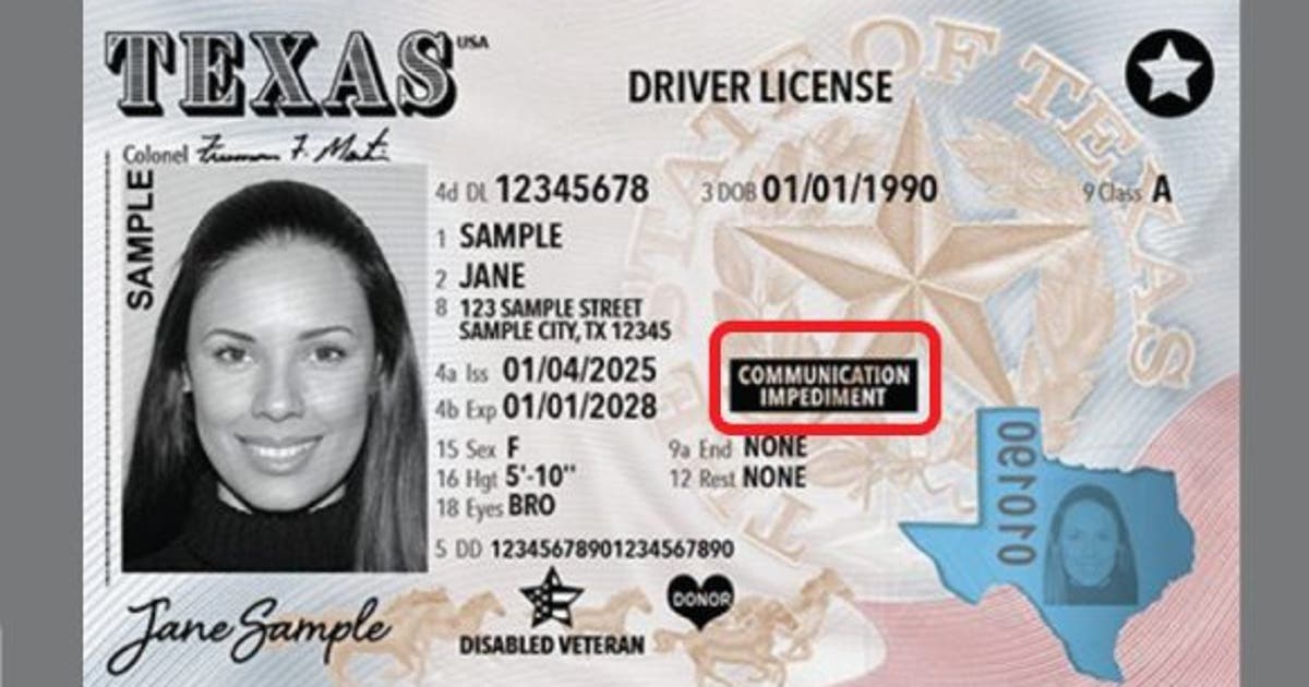 Texas adds deaf, hard of hearing designation to driver’s licenses