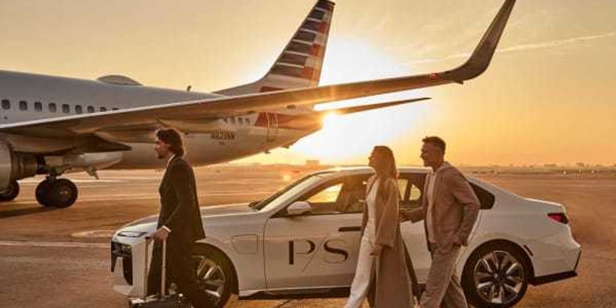 Luxury private terminal PS lands at DFW Airport