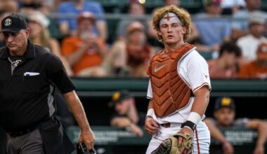 Texas catcher Carson Tinney can challenge calls at SEC Tournament