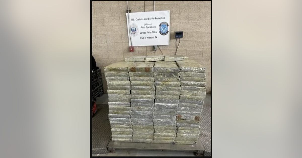 $14.7M in meth hidden in lettuce shipment seized at Texas border