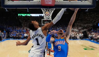 Wembanyama disappointed after Spurs fall to Thunder, despite another brilliant stat line