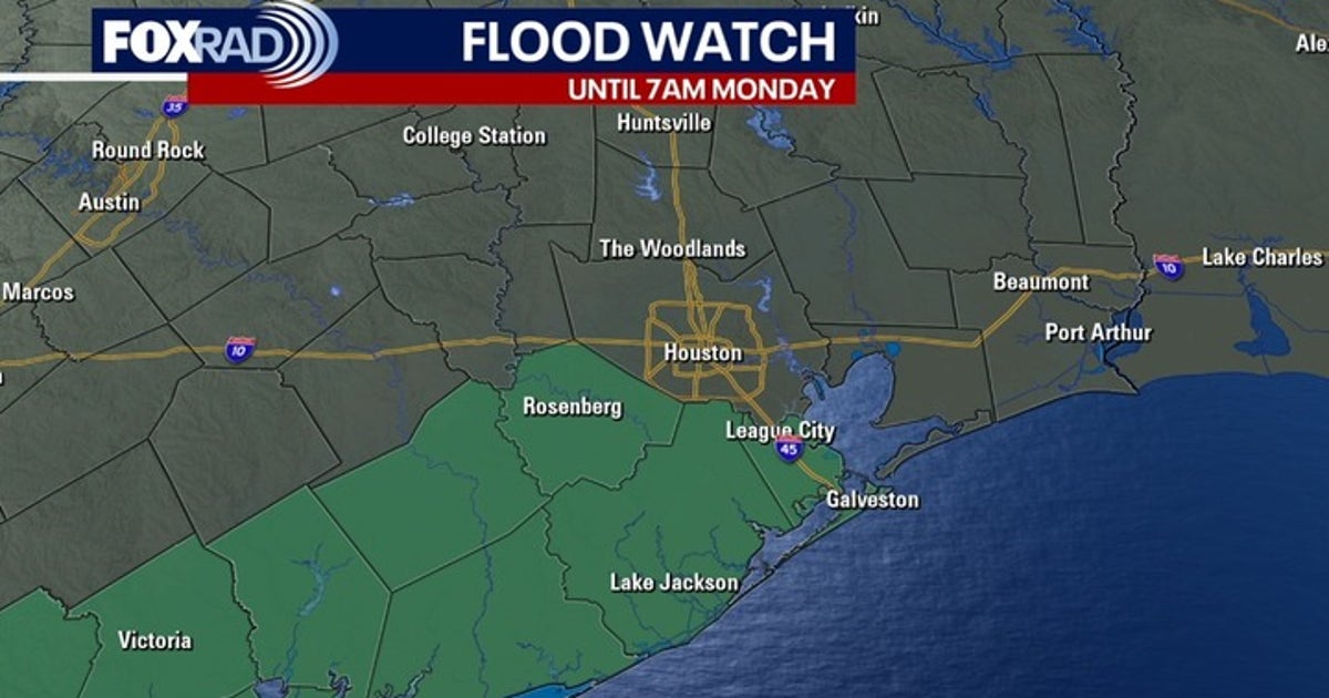 Flood Watch for coastal Houston-area counties until Memorial Day