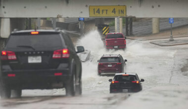 Houston under threat from rare rain event and flash floods