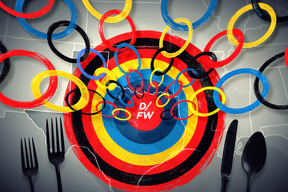 Why is Dallas-Fort Worth the chain restaurant capital of Texas?