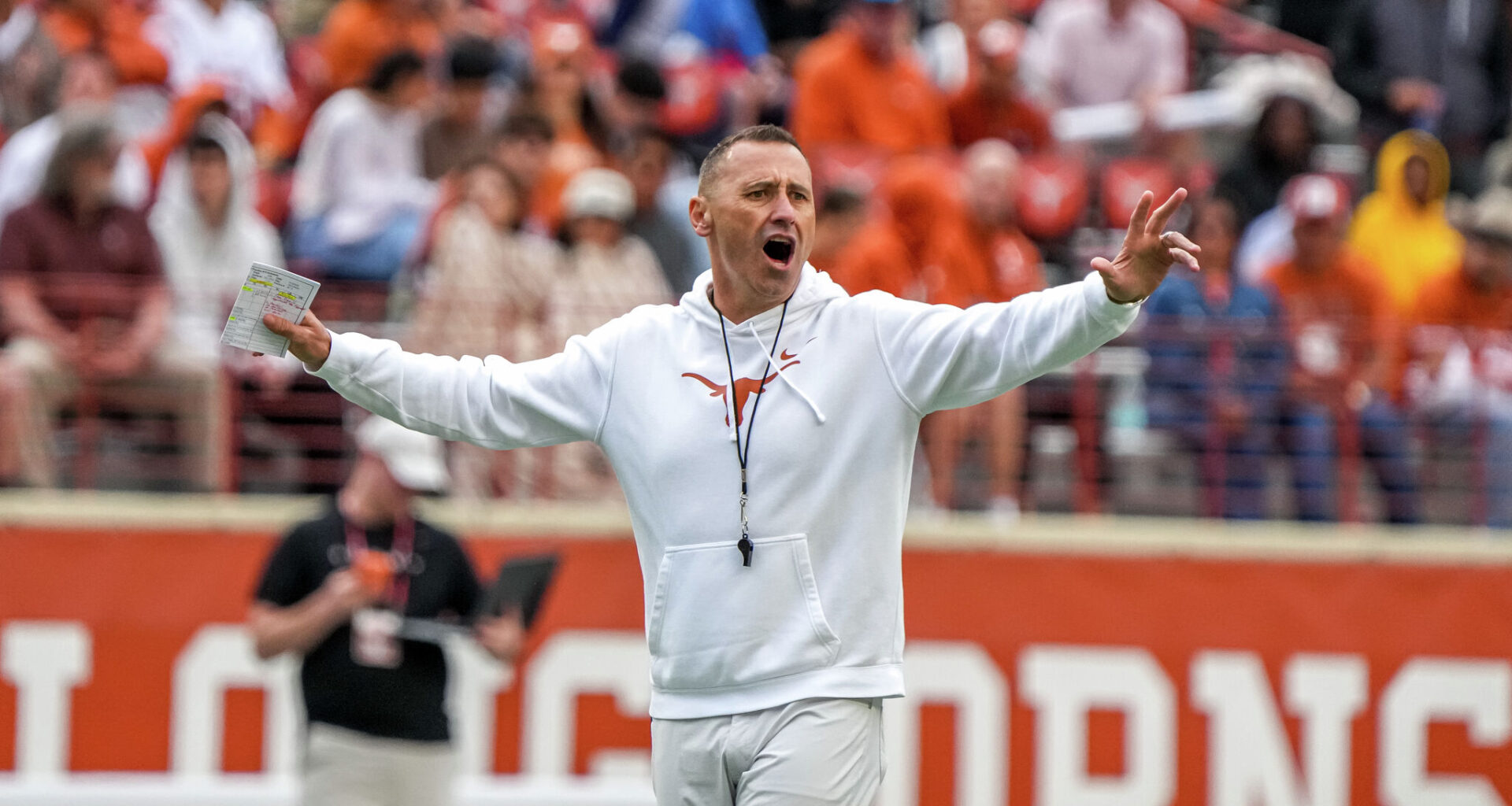 Texas Longhorns' Steve Sarkisian jabs Texas Tech football schedule