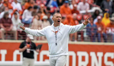 Texas Longhorns' Steve Sarkisian jabs Texas Tech football schedule